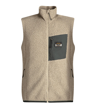 Pánská vesta merino Flok Wool Pile 1113102